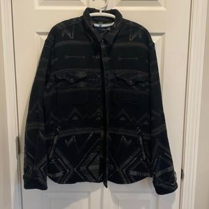 XXL Polo Ralph Lauren Black Aztec Print Flannel